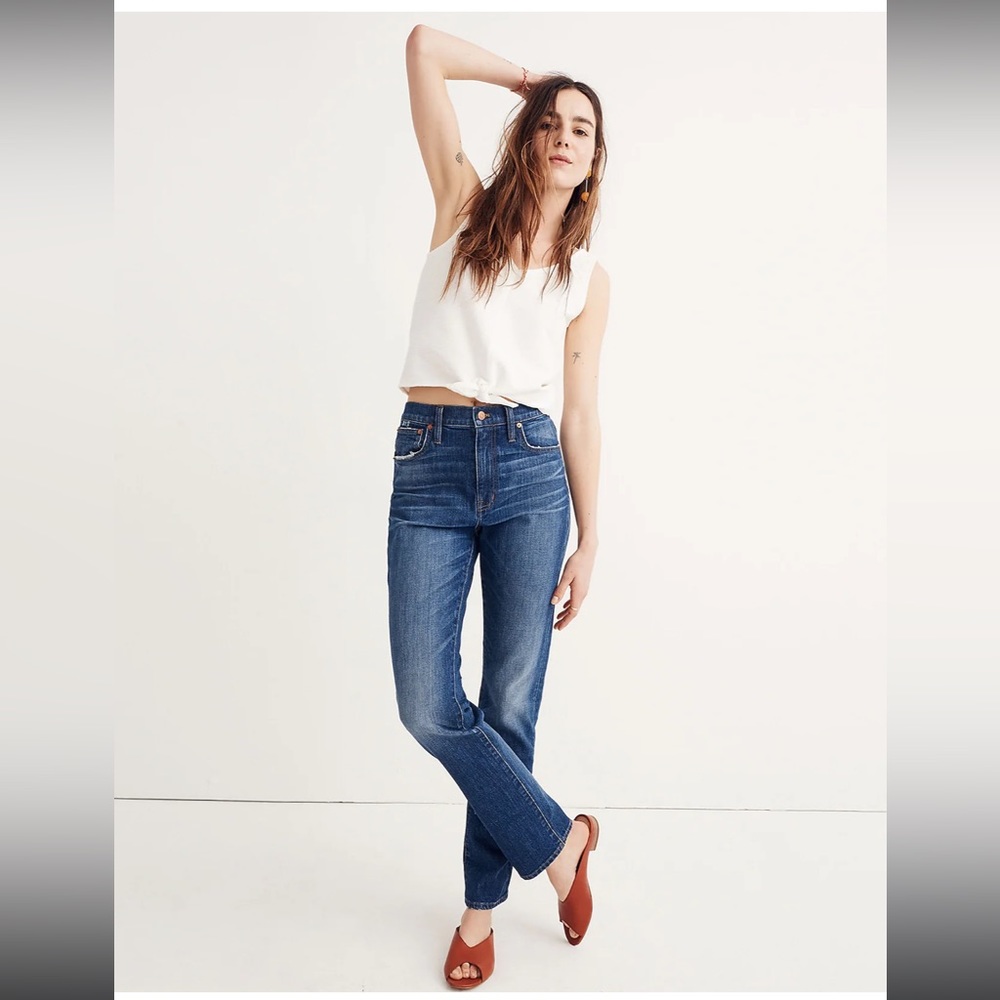 MADEWELL The High Rise Slim Boyjean Denim Jeans